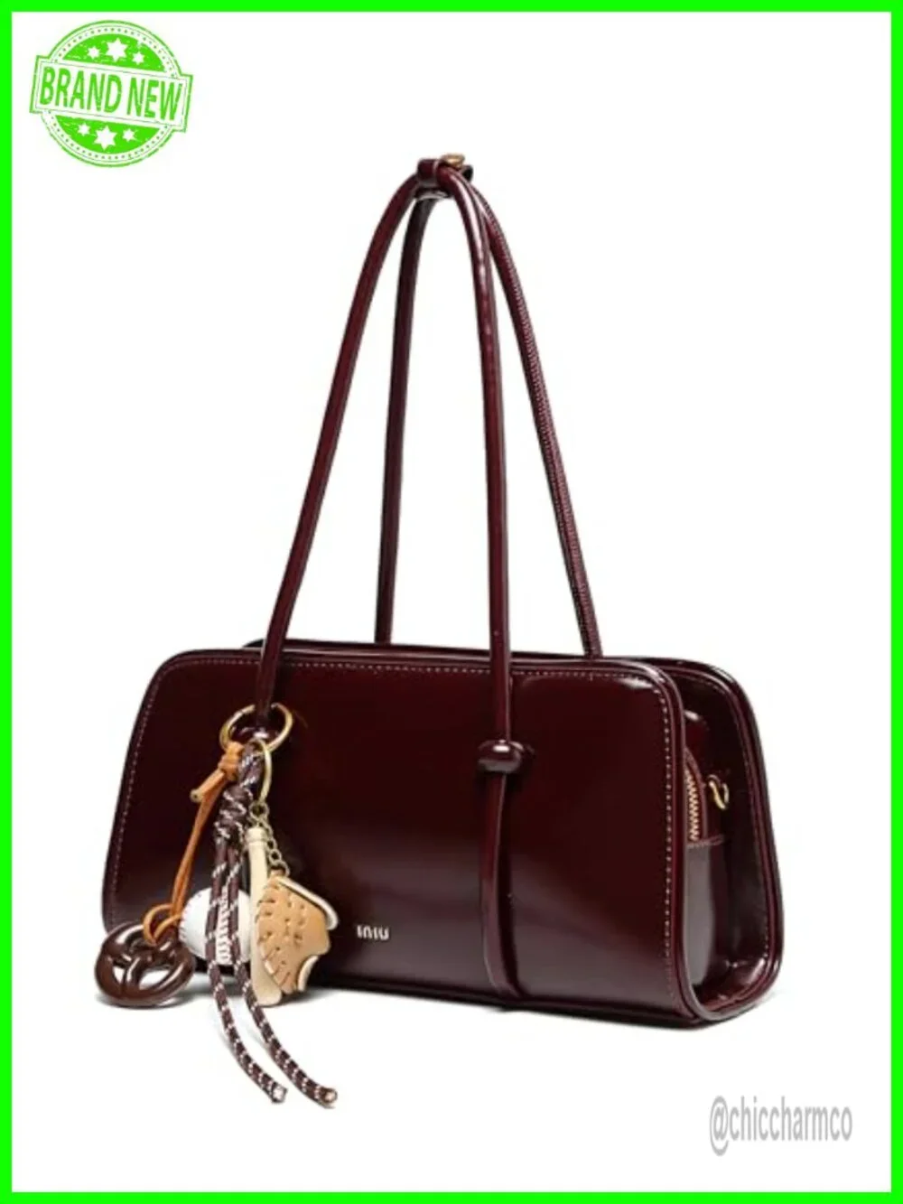 Women's Top Handle Satchel Bag with Adjustable Crossbody Strap Multi Pocket